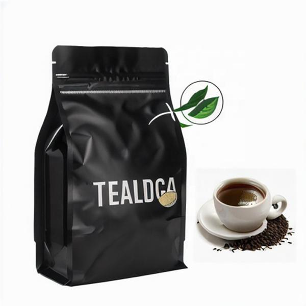 Coffee Bean Bag Aluminum Lamination Stand Up Pouch Zipper Plastic Bags Food Packing Pouchs