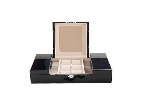 Trendy Style Watch Packing Box Wooden Mens With Piano Lacquer Finish