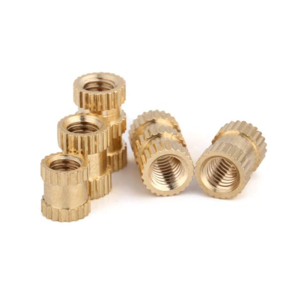 Custom High Precision Cnc 3 X 6 Knurled Thumb Nuts Brass Plastic