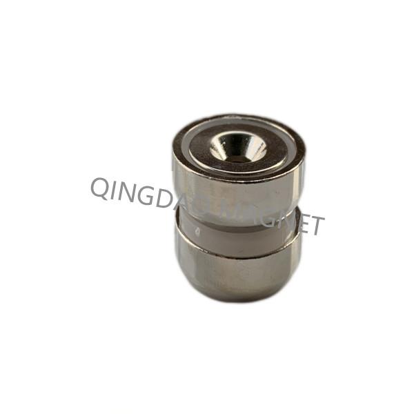 Customized Colors 12KGS Neodymium Pot Magnets Permanent Magnet Assembly