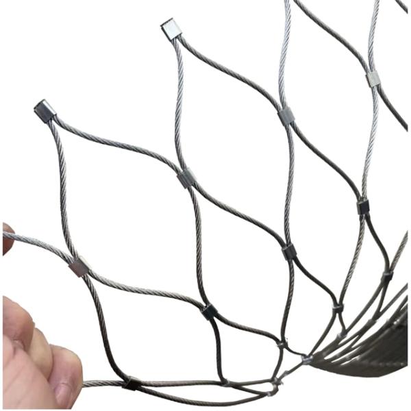 Flexible SUS316  Wire Rope Mesh Anti-Rusting Protective Non-Rusting For Falling Protection