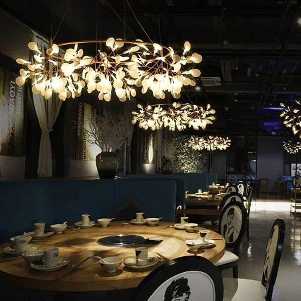 Heracleum chandelier Firefly LED lamp  Heracleum III Pendant（WH-AP-613）
