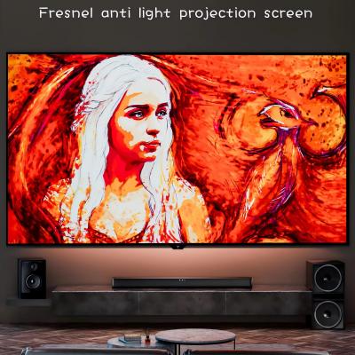 Écrans de projection 3D 4k 100 pouces Black Diamond Alr Écran pour le lancer long
