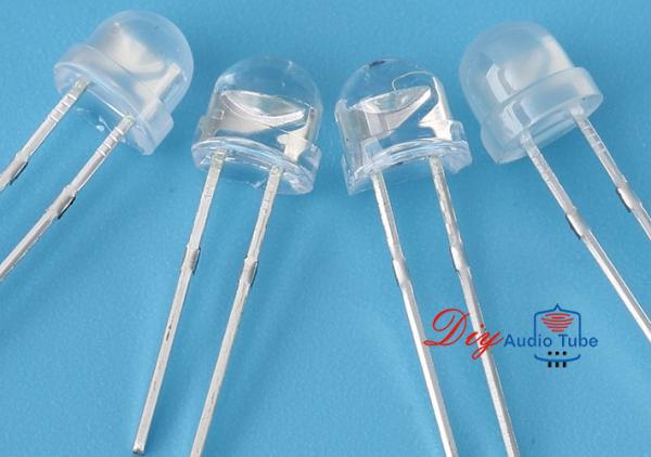 Electronics component 4.8mm 8mm 0.06w 0.25w 0.5w 0.75w 5mm white straw hat led diode
