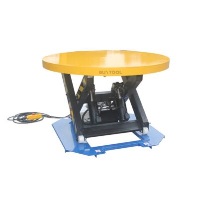 Carton Box Automatic Turntable Stretch Wrapping Machines Treadle Type Electric Rotary