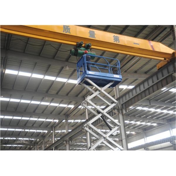 Large Working Space Rough Terrain Scissor Lift Active Oscillation Axle Easy Maintaining