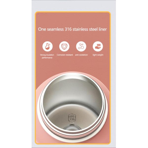 Kids Thermos Flask Stainless Steel Thermo Bottle Sublimation Water Bottle With Strap