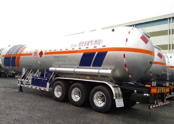 3 Axles 58000L Liquefied Petroleum Gas Lorry Tanker Semi Trailer