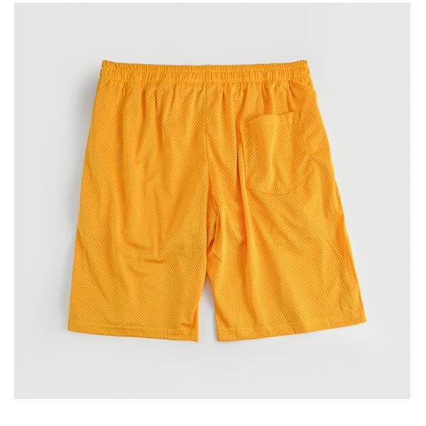 Men Cotton Shorts Custom Logo Casual Gym Sport Mesh Basketball Short