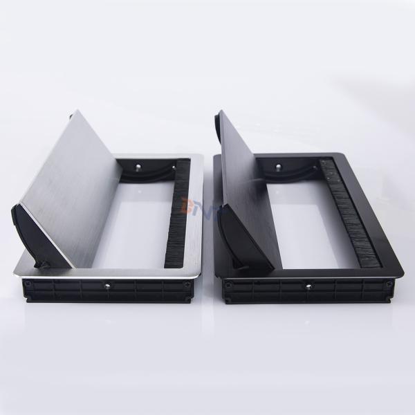 Home Wire Cable Grommet Box Metal Table Hole Cover Power Outlet