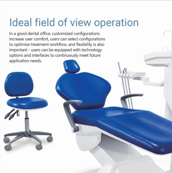 Luxury Dental Chair Dental Equipment Adjustable Sensor Implant Kids Adult Chair