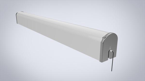 15W LED Bathroom Mirror Light 1200lm IP44 Pull Cord Aluminum ABS