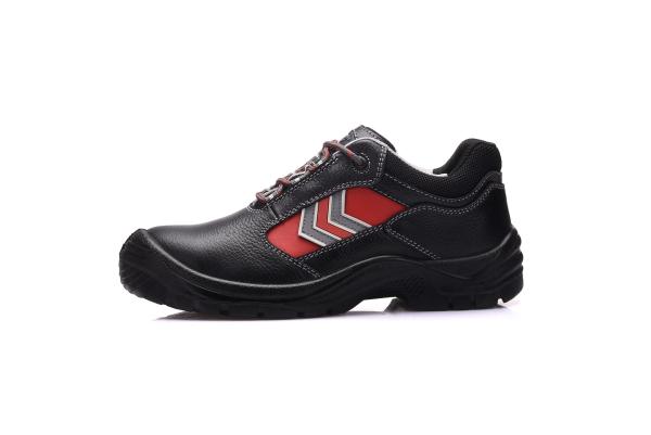 Waterproof Composite Work Shoes , Embossed Cow Leather Composite Toe Sneakers