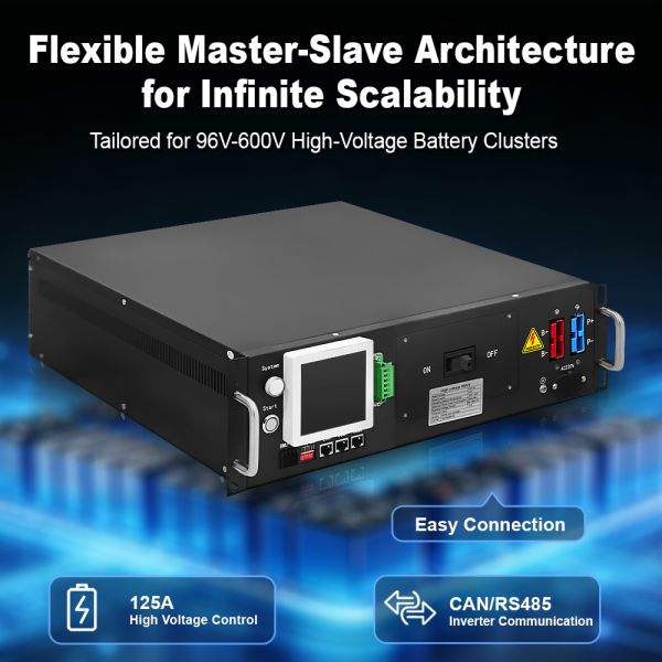 3A Active Balancing high voltage bms Battery Management System ESS BMS 112S358.4V 125A HV BMS For UPS ESS HV Lifepo4 Batteries