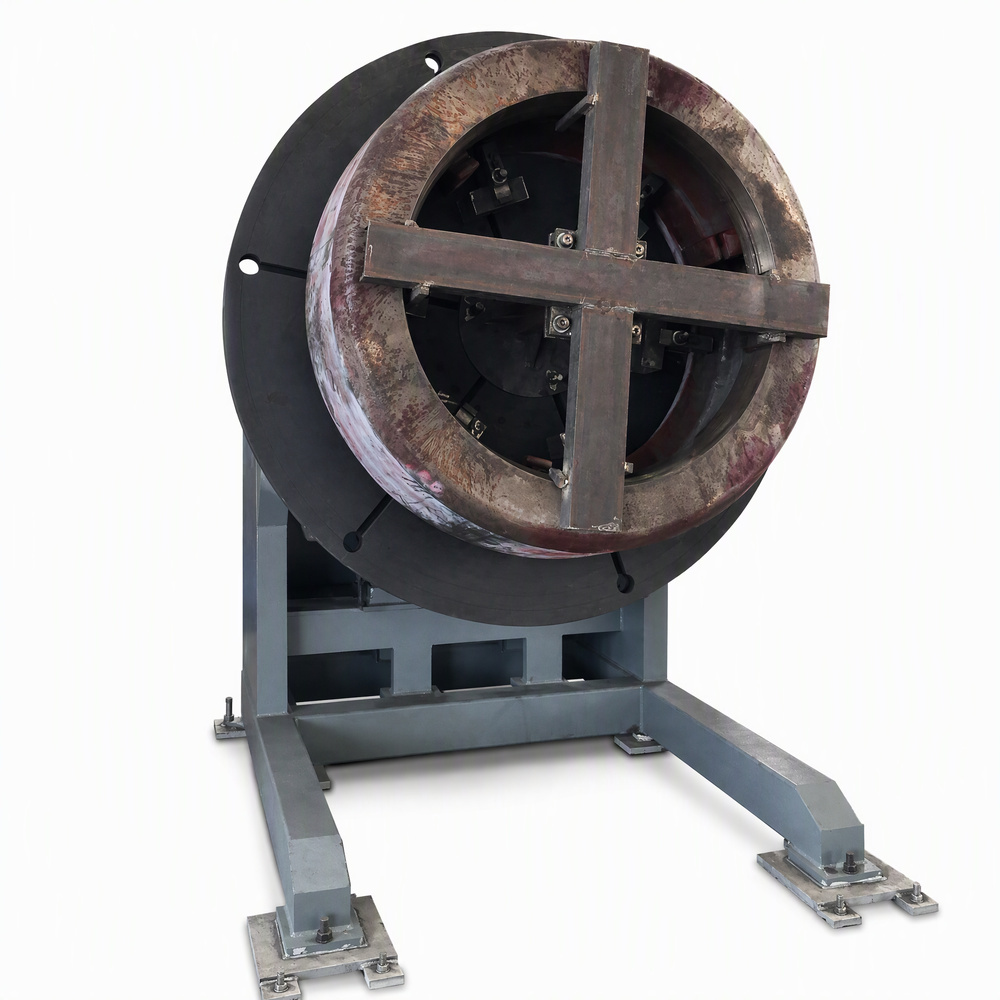 10-Ton Heavy-Duty Welding Positioner with Heavy-Duty Turntable & Uniform Rotation for Wear-Resistant Overlay Welding
