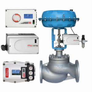 Brass Control Valve With Flowserve Logix 510MD/510si-15 Valve Positioner And Masoneilan 78-40 Pressure Reducing Valve