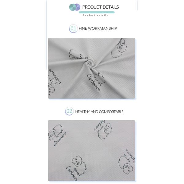 Manufacturer'S Special Selling Knitted Jacquard Fabric Air Layer Mattress Fabric