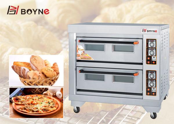 Plataforma Oven Independent Temperature Control do gás de três bandejas da plataforma nove