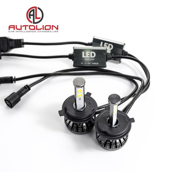 36w 3800lm LED Car Headlight Bulb / Auto Driving Lights 360 Degree 7 Colors