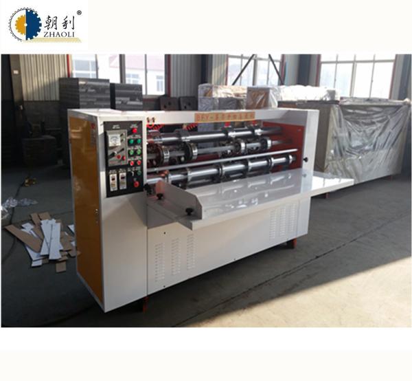 Corrugated Cardboard Slitting And Creasing Machine High Precision In Cutting