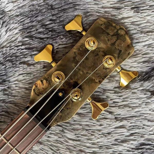 Custom Alem Grand Type 4, 5, 6 Strings Neck Through Body Electric Bass Ash Body