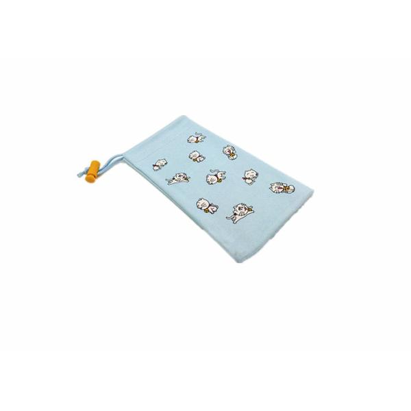 Fresh Blue Glasses Pouch Case Cute Kids Safety Microfiber Glasses Pouch