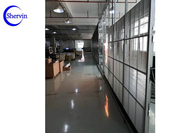 Aluminum Cabinet 1R1G1B SST-P7.81 Outdoor Transparent LED Screen