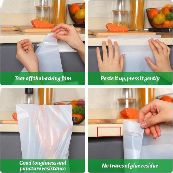 Biodegradable Disposable Car Trash Bags PLA Self Adhesive Portable Leak Proof Vomit Bags White Cartoon Trash Bags