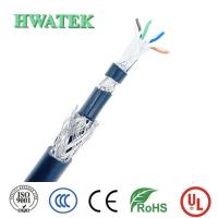 Cobre desencapado puro Snagless RJ4 22AWG de UTP 50MHz do cabo do remendo de CAT5 2P BK 100BASE-TX