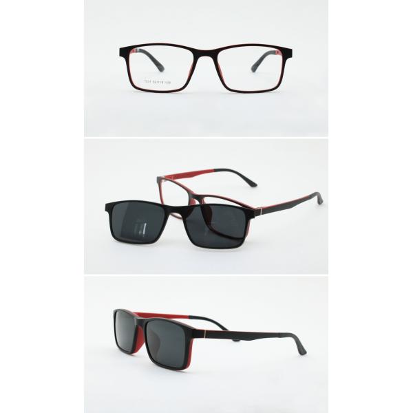 Clip On Polarized Sunglasses [Blocking UV] Classic Sun Glasses for Men/Women with magnet clip on