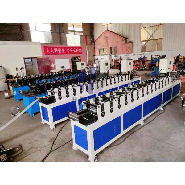 High Speed Automatic Shutter Door Roll Forming Machine With PLC Control System And 16mm Wall Plate