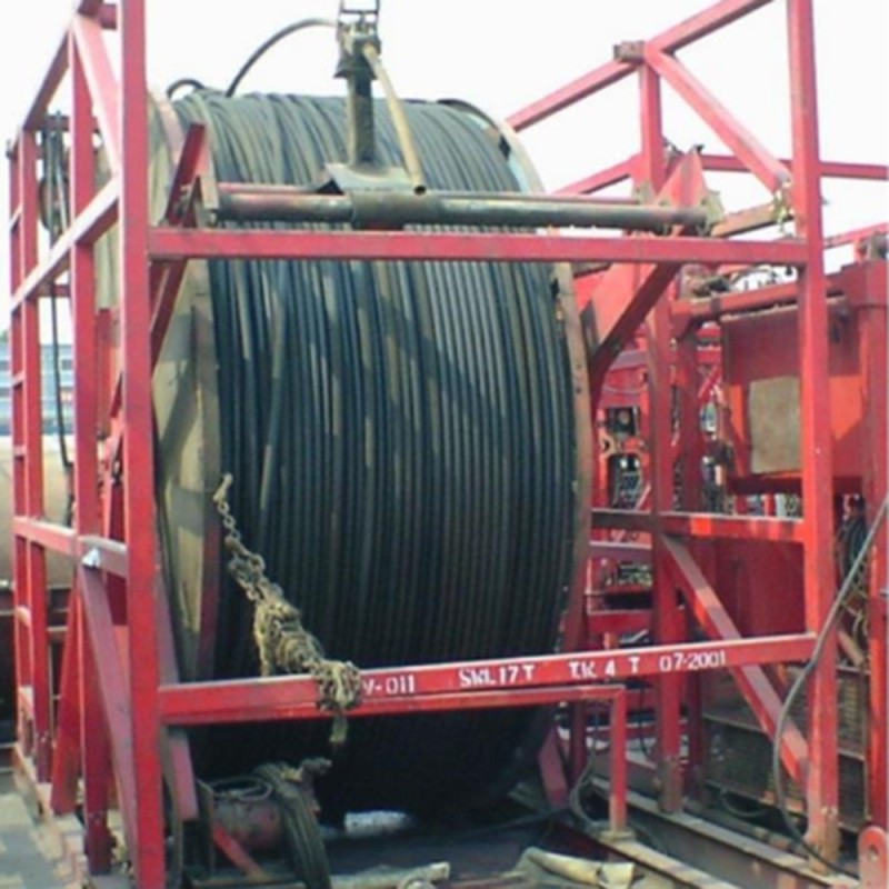 Manually Operated Steel Coiled Tubing Reel for Workshop Garage or Light Industry