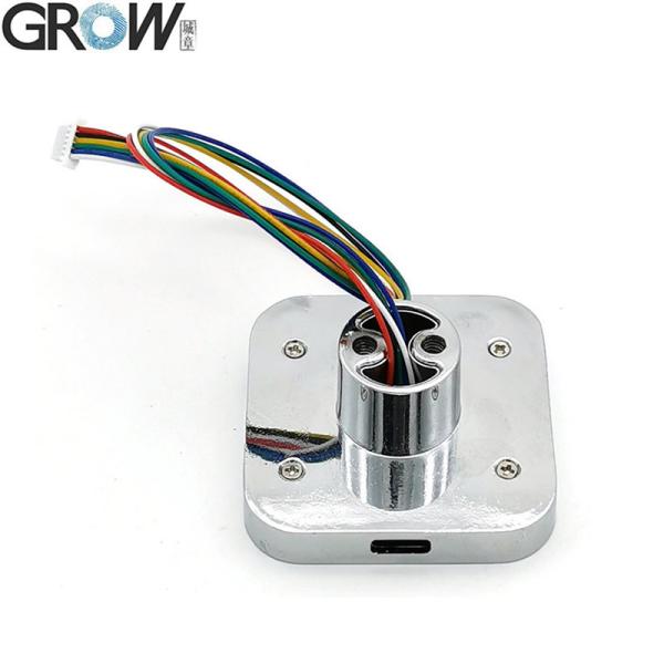 Crecer Kl216+R502-AW LED redondo de control de acceso de huellas dactilares
