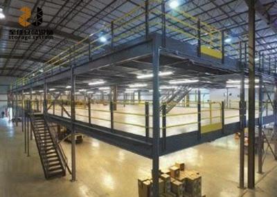 Epoxy Powder Coated Factory Mezzanine Floors , Q235 Steel Mezzanine Racks