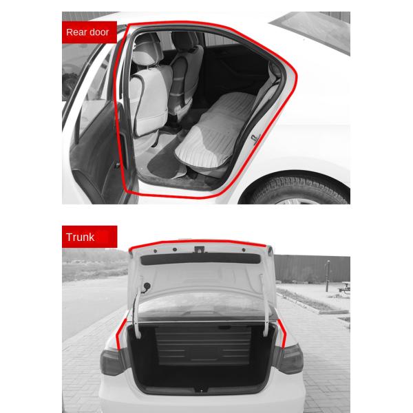 Type I EPDM Self-adhesive Door and Window Sealing Strips for Wind, Warmth, Collision, and Sound Insulation