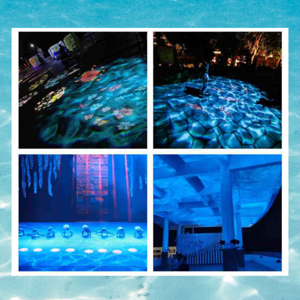 300W Custom Image Change Water Wave Gobo Projector for Wedding