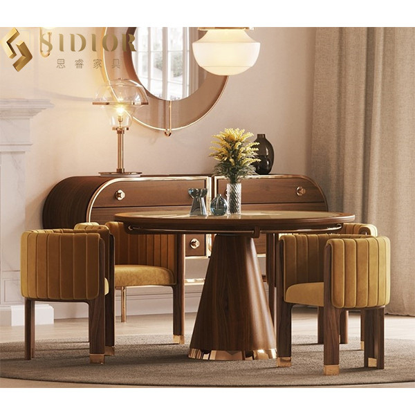 Nordic Armrest Dining Chair Modern Luxury Restaurant Furniture