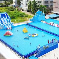 Les enfants et les adultes la piscine en toile facile à installer avec un patch de réparation