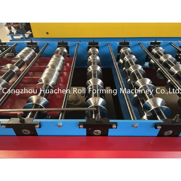 380V Corrugated Roof Panel Roll Forming Machine with Hydraulic Control System and 15-20m/min Speed