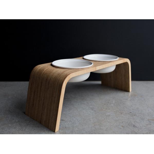 OEM ODM Personalized Pet Bowls Ceramic Elevated Dog Bowls Eco Friendly