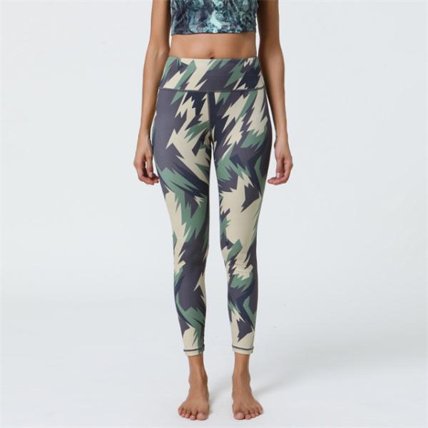 Sport Yoga Pants High Waist Tights Butt-lifting Yoga Leggings Printed Women's Fitness Leggings