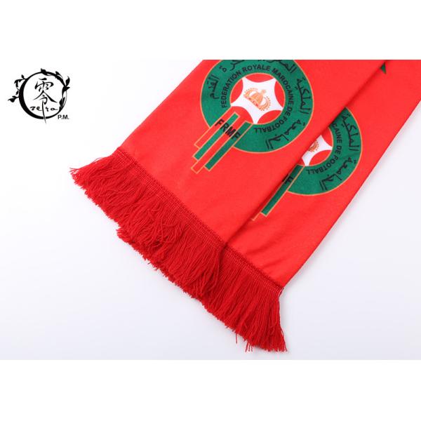 Custom Football Club Sublimated Scarf National Pride World Cup Morroco