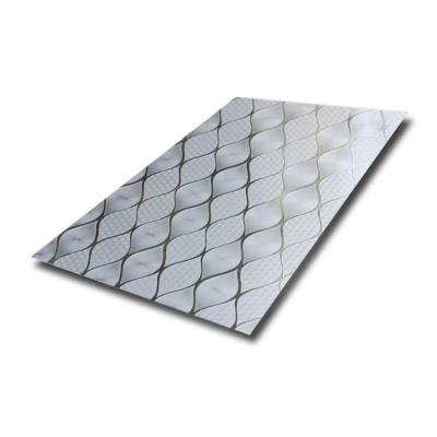 201 304 feitos sob encomenda gravaram o teste padrão de aço inoxidável decorativo das folhas