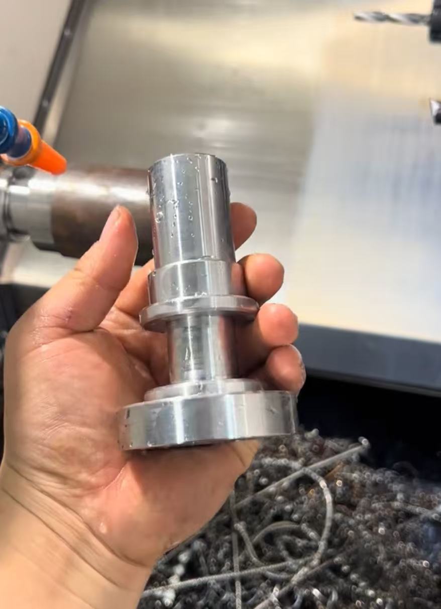Turn-mill composite part machining
