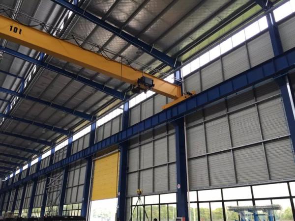 Crane électrique à poutre unique de 20 tonnes avec télécommande