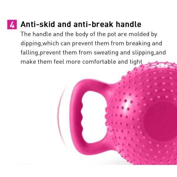 Odorless PVC Coated Water Filled Kettlebell Workout Yoga Ball