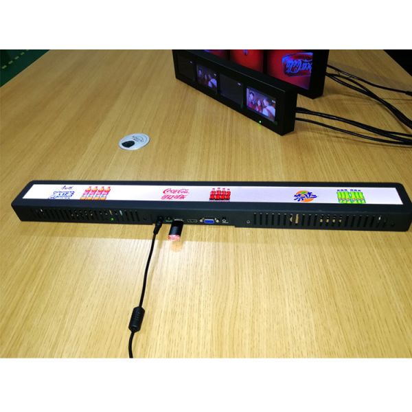 Metal DC 12V 23 Inches Strip 350 Nits Stretched Bar LCD