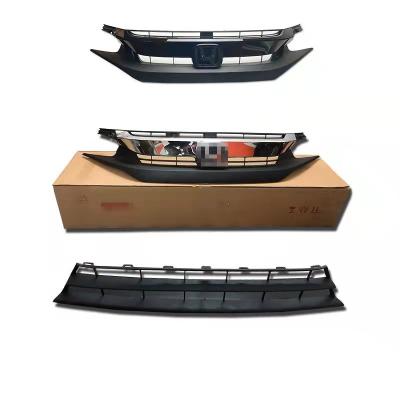 Montagem de cobertura de grelha frontal de plástico 71121-TET-H01 para Honda Civic FC1 Fácil de instalar