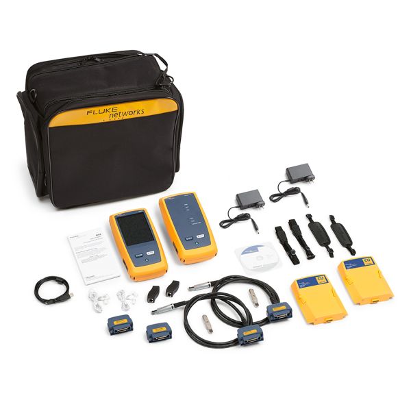 Fluke DSX2-5000 CH Cable Certification Analyzer with 8-class/2GHz Cabling Support for 40GBASE Gigabit Ethernet and Ultra Fast 6A Testing