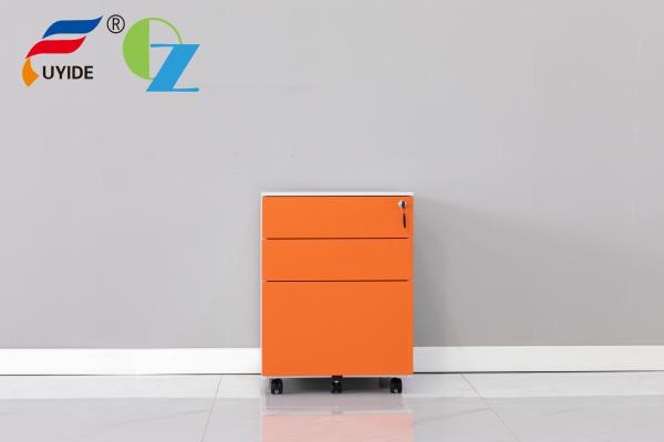 Armário de armazenamento móvel do suporte do recipiente do rolo pessoal com projeto moderno da forma